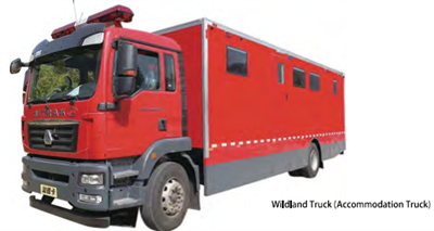 Ausrüstung Feuerwehrauto Wohnwagen